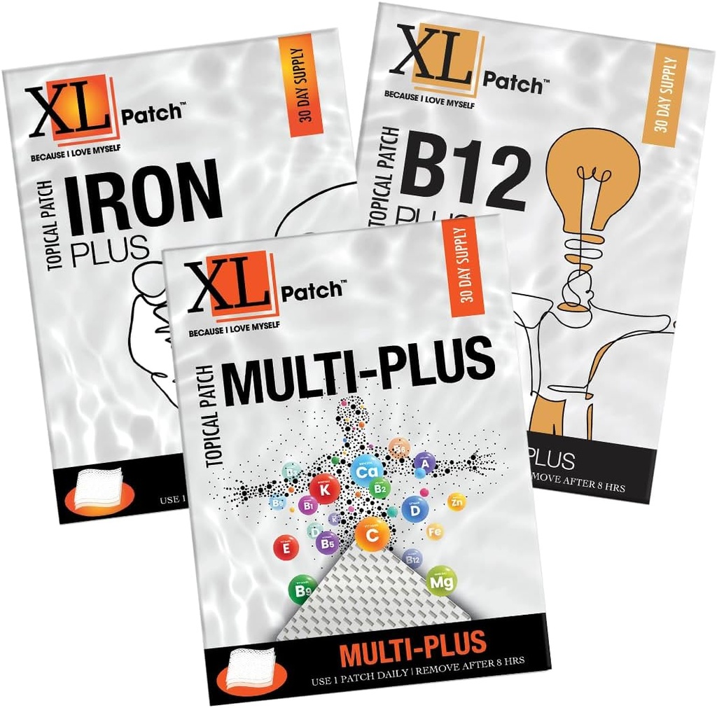 B12, Multi ve Iron Plus (3 Packs Total)
