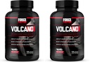 Kuvvet Faktörü Volcano Pre Workout Nitrik Oksit ATM Supplement for Men with Tinatine and L-Citrulline to Boost and Energy, Help Build Muscle, Better Pump and Workout, 120 Capsules (Pack of 2)