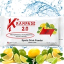 Krampade Pyum Magnezyum Supplement Electrolytes Toz - 50 mg Mag + 2000 mg K, >2X More Than Coconut Water | Cramp Relief | Hydration Packets