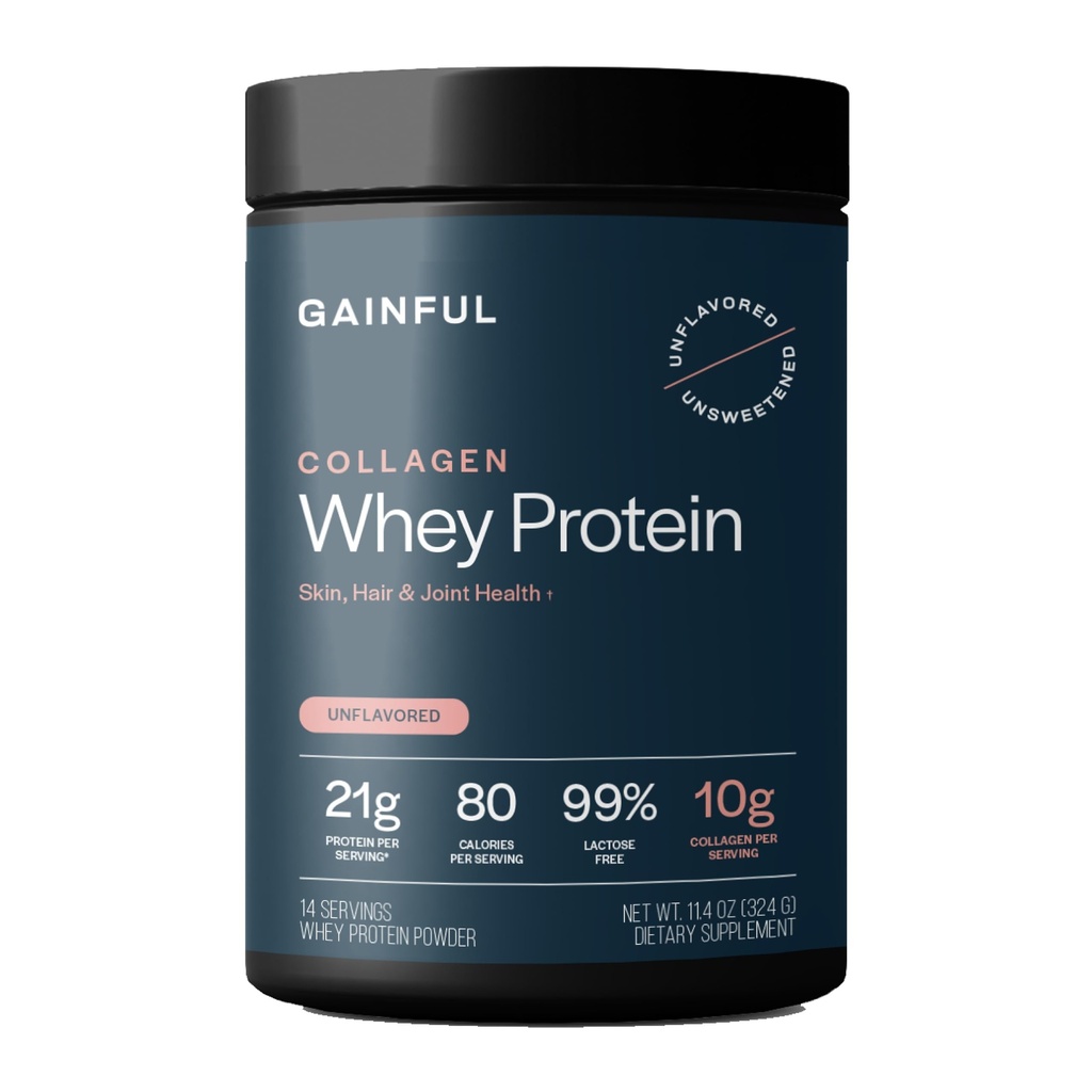 Hizmet başına 21g proteini, Unflavored, Supports Muscle Recovery, Joint Health ve Skin Hydration with Grass-Fed Collagen,, Vitamin C, 14 Servisler