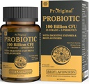 Erkekler ve Kadınlar için Prebiyotikler ile Probiyotikler - 35 Strains Organik Probiyotikler Gut & Digestive Health, Vegan Acidofili Probiyotik Tamam, Non-GMO Raw Probiyotik 60 Capsules