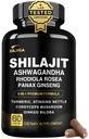 8-σε-1 Shilajit για άνδρες & γυναίκες με Ashwaganda Ιμαλαΐων Βιολογικό συμπλήρωμα με Rhodiola Rosea, Ginseng, Turmeric, Mushroom, για την ανοσοποιητική υποστήριξη, ενέργεια, ηρεμία, εστίαση, σαφήνεια, ύπνο, κορτιζόλη