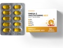 Omega-3, Kadınlar ve Erkekler için Multivitamin, A Vitamin E ve Vitamin D3 ile A vitamini, Vitamin E ve Vitamin D3 Vitamin Immune Function Desteği (1 Box 30 Softgels) için