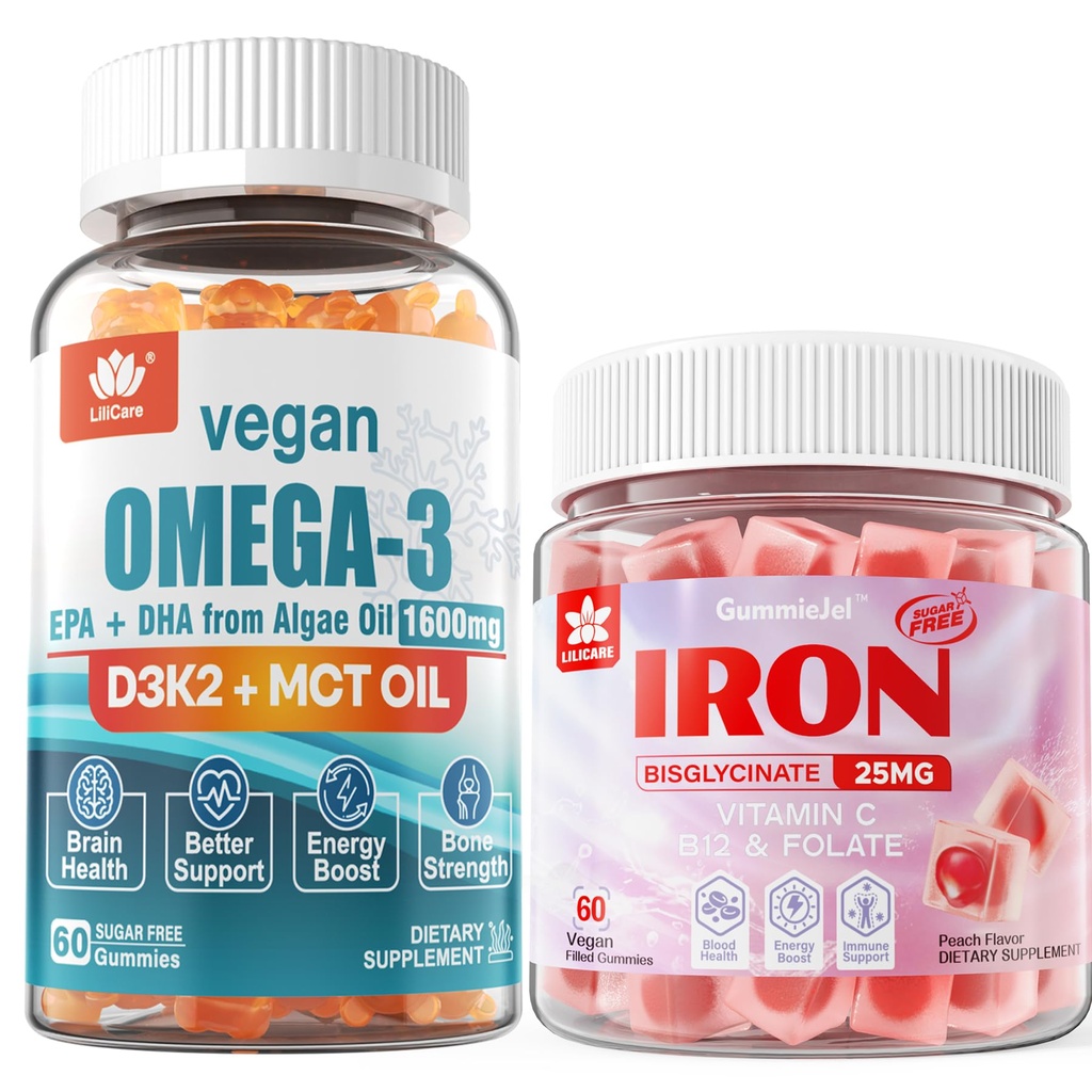 Vegan Demir Gummies Tamam Vegan Omega3 Gummies 1280 mg