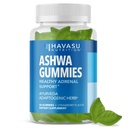 Stres ve Mood Desteği için Ashwagandha Gummies - Vegan, Calm & Relaxation için - Withania Somnifera For Advancedd Sleep Quality & Duygusal Denge - 1-Month Supply, Strawberry Flavor