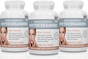 Herbal Beslenme Phytoceramids from Rice with Biotin Vitamin A, C, D ve E, Three Şişe Paketi, 180 Capsules 40 mg 40 mg