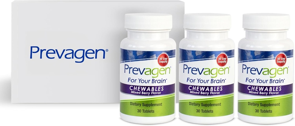 Prevagen Κανονική δύναμη Μεικτά Berry Μασώμενα - 90 Tablets (3 Μήνες Προμήθεια) 