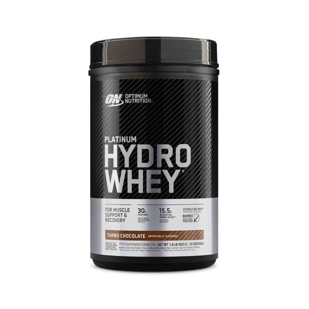 Βέλτιστη Διατροφή Platinum Hydro Whey, Τούρμπο Σοκολάτα, 1,75 λίρες