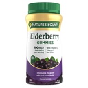 Nature's Bounty Elder Gummies, Dietary Supplement, Supports Immune Health, Contains Vitamin A, C, D, E ve çinko, 100 mg, 70 Gummies