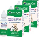 Alkazone alkaline Multi Mineral Cats ve Köpekler için Merdivenler | Mineral Zengin alkalin Drops | Tatless & Flavorless | 1 Pack Gives 10 Gallons | Servis Boyutu 3 Drops | 120 Hizmet (3 Paket)