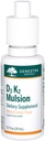 Genestra Brands D3 K2 Mulsion - Liquid Vitamins for Bone Health - Natural Lemon - 122 Servings