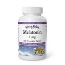 Stres-Relax Melatonin 1 mg Tarafından Natural Factors, Natural Sleep Aid, Sleep-Wake Rise, 180 çiğnebilir tabletler (180 hizmet), Peppermint Flavor
