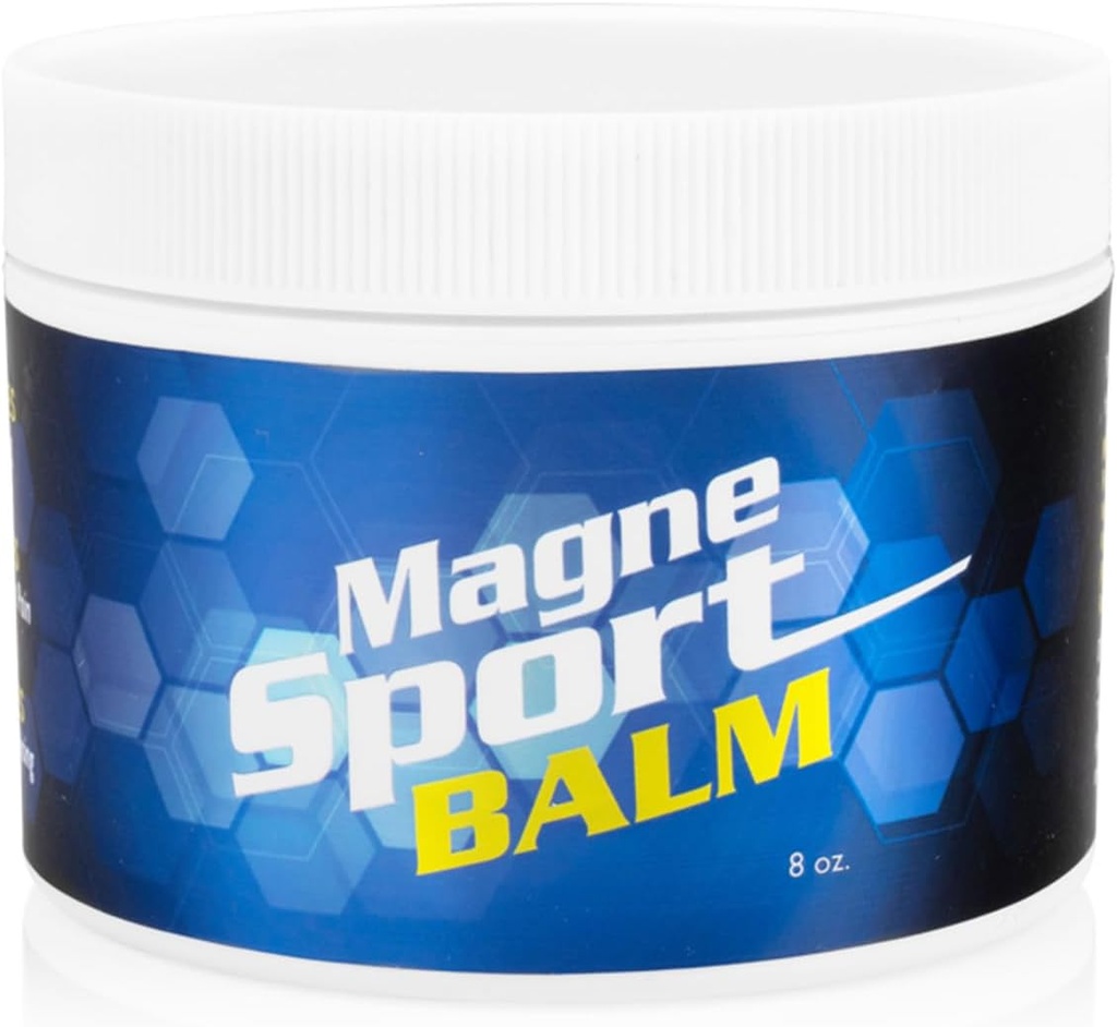 MagneSport Topical Magnezyum Balm for Athletic Recovery - 8oz Jar