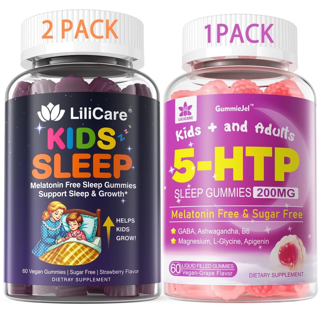 5HTP Gummies Magnezyum Glycinate + Çocuklar Uyku Gummies - Magnezyum Glycinate Gummies