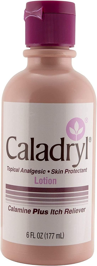 Caladril Pink Calamin Skin Korumacı Plus Itch Relief, 6 Ounce Şişe (2 Packs (6.0 Ounce))