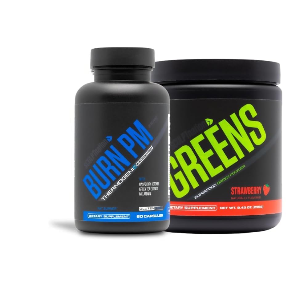Sculpt Nation by V Shred Burn PM and Premium Greens Strawberry Sche