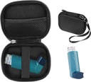 CaseSack Asthma Inhalerlen davası, Ely Inhaler için Yetişkinler ve Çocuklar için Compact ve Sturdy davası, Pills ve Diğer Essentials için Odalar (Black)