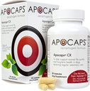 Apocaps CX Apoptogen Formula for Dogs (90 Κάψουλες) - Υποστηρίζει κανονικά επίπεδα της Απόπτωσης + συστατικά ανθρώπινου βαθμού συμπεριλαμβανομένων των Citrus Bioflavonoids, Silymarin, Curcumin και Turmeric + Biovadex