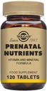 Solgar Prenatal Nutrients - 120 Tablet - Hamile ve Lactating Women - Vegan, Kosher & Gluten Free - 30 Hizmet
