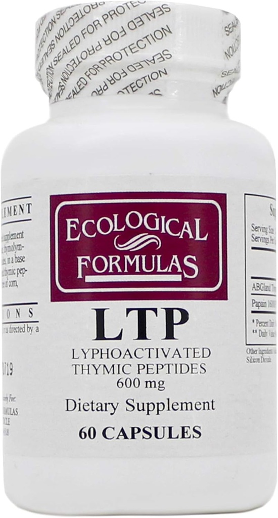 LTP (Lypho Sizimic Thy) 60 Capsules - 3 Pack - Ecological Formulas /Cardiovascular Araştırma