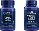 Life Extension Super Ubiquinol CoQ10 with PQQ, CoQ10, PQ & Vitamins D and K with Sea-Iodine, vitamin D3, vitamin K1 ve K2