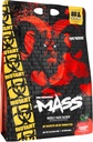 Mutant Mass Weight Gainer Protein Powder with Whey, and Casein Protein Blend for High-Calorie Workout Shakes, Smoothies, and Drinks, 15 lb - Strawberry Banana