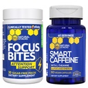 NATURAL STACKS Smart Caffeine + Focus Bites Sche - Caffeine & Paraxanthine Supplements - Supports Energy & Focus* - No Jitters or Crash - 90 Pieces