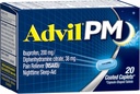 Advil PM (20 Count) Pain Reliever/Nighttime Sleep Aid cover Caplet, 200 mg Ibuprofen, 38 mg Diphenhydramine