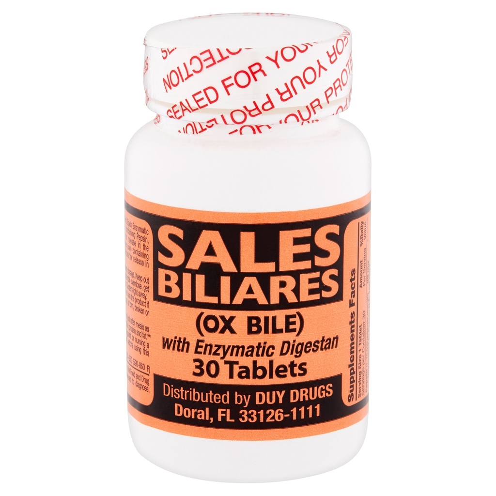 Sales Biliares (OX Bile) 30 Tablet