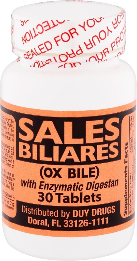 Sales Biliares (OX Bile) 30 Tablet
