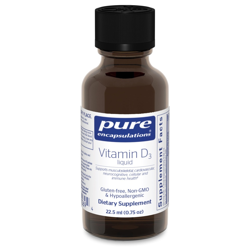 Καθαρές εγκοπές Βιταμίνη D3 Liquid 