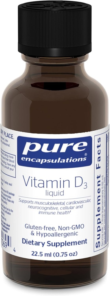 Καθαρές εγκοπές Βιταμίνη D3 Liquid 