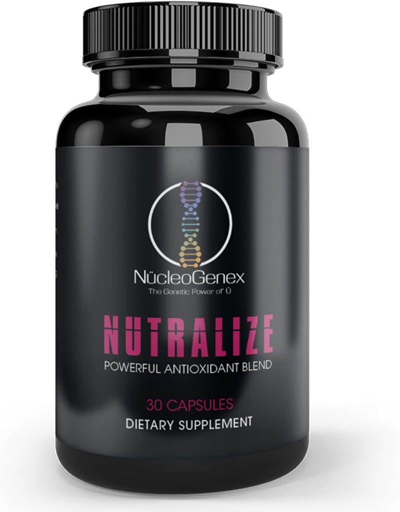 Nutralize - Sağlıklı Bir Ağlama Sürecini Desteklemek ve Immune Sistemi - Güçlü Hücre Koruma için Potent Mixol, CurcuPrime, C-60 Kompleksi, PureQ - 30 Capsules