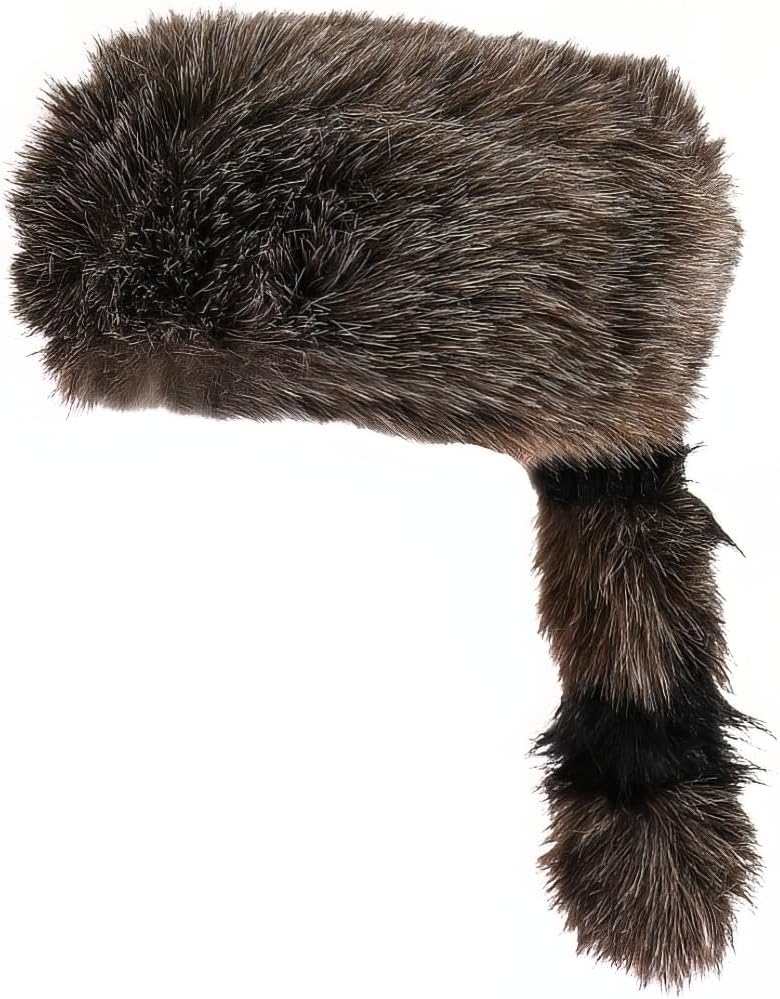 Rhode Island Romanty Raccoon Tail Hat, One Per Order