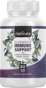 Yaşlı Immune Support - Erkekler ve Kadınlar için Günlük Supplement - C, çinko, Altınseal, Echinacea ve Elderberry - 60 Capsules, 5-in-1 with Prebiyotiks and Probiyotiks - Made in the USA