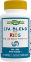 Ο τρόπος της φύσης EFA Blend για τα παιδιά με βιταμίνη Ε, υποστηρίζει την λειτουργία ματιών και εγκεφάλου *, 120 Softgels
