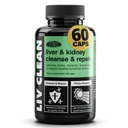 Κερδίζει σε Bulk Liv Clean, Liver & Kidney Cleanse & Repair, συμπλήρωμα στήριξης ήπατος με εκχύλισμα γαϊδουράγκαθου γάλακτος, ρίζας δαντελίων, ένζυμα Digestive, οργανικά ορυκτά και θρεπτικά συστατικά, 60 κάψουλες χορτοφάγων