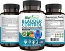 Erkekler ve Kadınlar için BioFinest Bladder Control Supplement - 120 Veg. Capsules - Saw Palmetto, Cranberry, Candy Seed, Vitamin E, Boswellia, Dandelion Root - Urinary Tract Bladder Health - Amerika Birleşik Devletleri'nde Yap