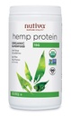 Nutiva Organic, Cold-Processed Hemp protein from non-GMO, Sustainally Farmed Canadian Hempseed, 15 G, 16 Ounces