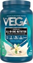 Vega Organik All-in-One Vegan Protein Toz, Fransız Vanilla - Superfood Malzemeler, Immunity Support için Vitaminler, Keto Friendly, Pea Protein for Women & Men, 1.5 lbs (Pack of 1)