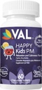 VAL Happy Kids PM – Sugar-Free Chewable Magnezyum with Melatonin | Sleep Support for Children Magnezyum | Glycinate + Citrate + Taurate | B6, C | Fruit Punch | 60 Tablet | Non-GMO