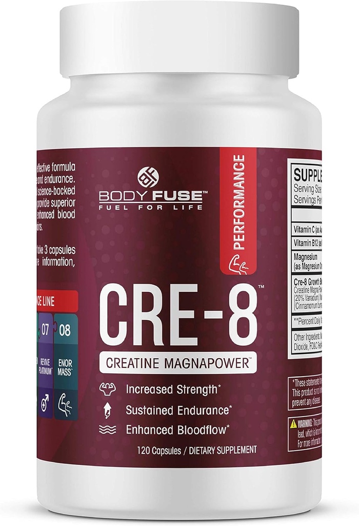 CRE-8 Kretine | Güçlü, Endurance & Decrease Recovery Time | 40 Hizmet
