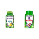 Vitafusion Μελατονίνη 140 Count and Vitamin B12 Gummy Vitamins, 90 Count Cherry Flavor for Energy Μεταβολισμός και υποστήριξη νευρικού συστήματος