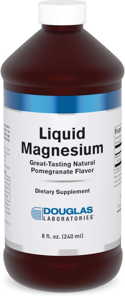 Douglas Laboratories Liquid Magnezyum | Kalp, Bones ve Enzymatic Function | 8 fl. oz.