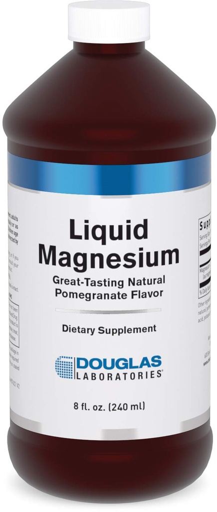 Douglas Laboratories Liquid Magnezyum | Kalp, Bones ve Enzymatic Function | 8 fl. oz.