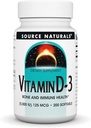 Source Naturals Vitamin D-3 5000 iu Bone & Immune Health * - 200 Softgels