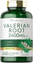 Carlyle Valerian Root Capsules 2400 mg | 240 Count | Herb Extract Supplement | Non-GMO, Gluten Free
