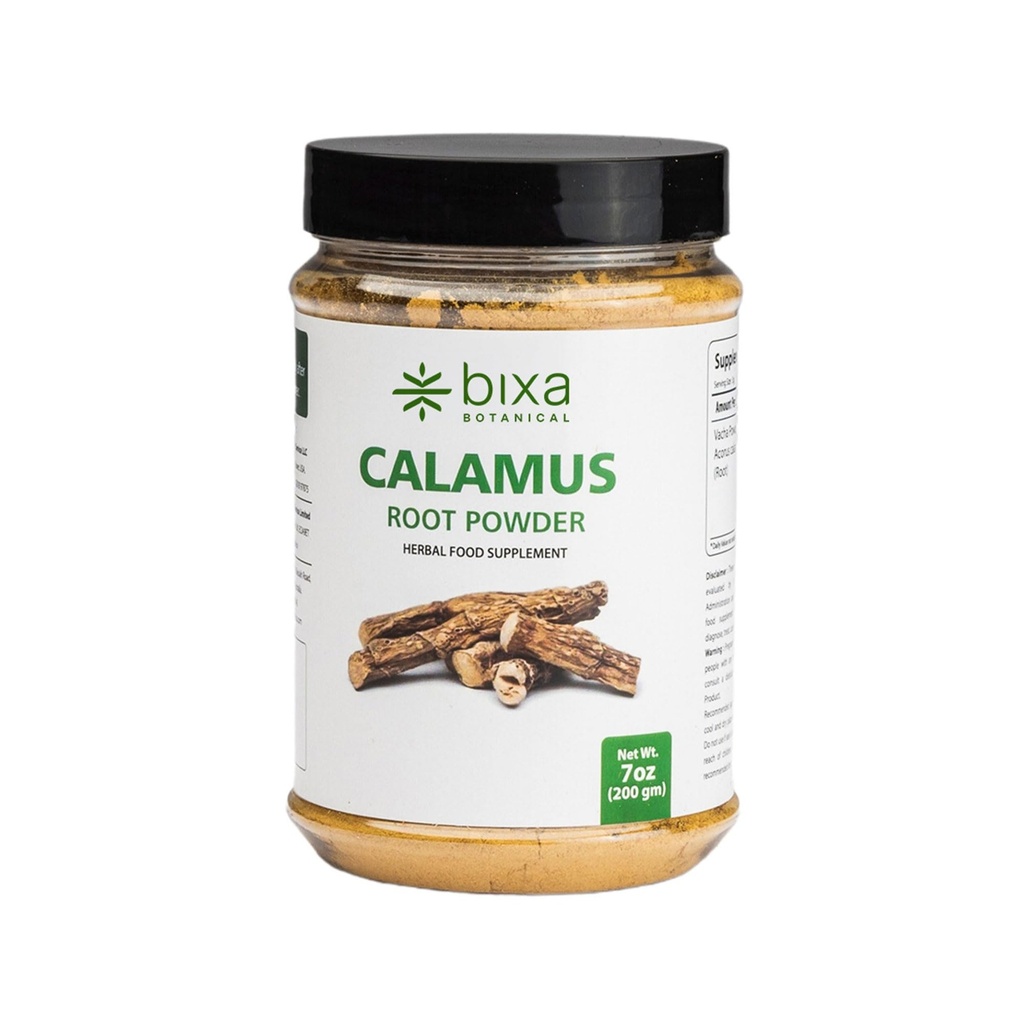 Bixa BOTANICAL Calamus Root – Gut Health ve Focus Support için Doğal Kök Toz – Vegan, Non-GMO, Steam Tedavi Edildi, Gluten Free Herbal Supplement – 7 oz