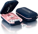Küçük Pill XS, Pill Splitters ve Pill XSs for Small or Large Pills Profesyonel Pill Crusher with Blade Guard, Cuts Drug Vitamins Tabletleri (Pill XS, Blue)