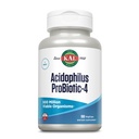 KALININ MABiotic-4, 500 Milyon CFUs, Four Probiyotik Strains, Kadınlar ve Erkekler için Probiyotikler, Ücretsiz Kuru, L. asitofilius, L. bgaricus, S. termophilus, B. bifidum, 100 Hizmet